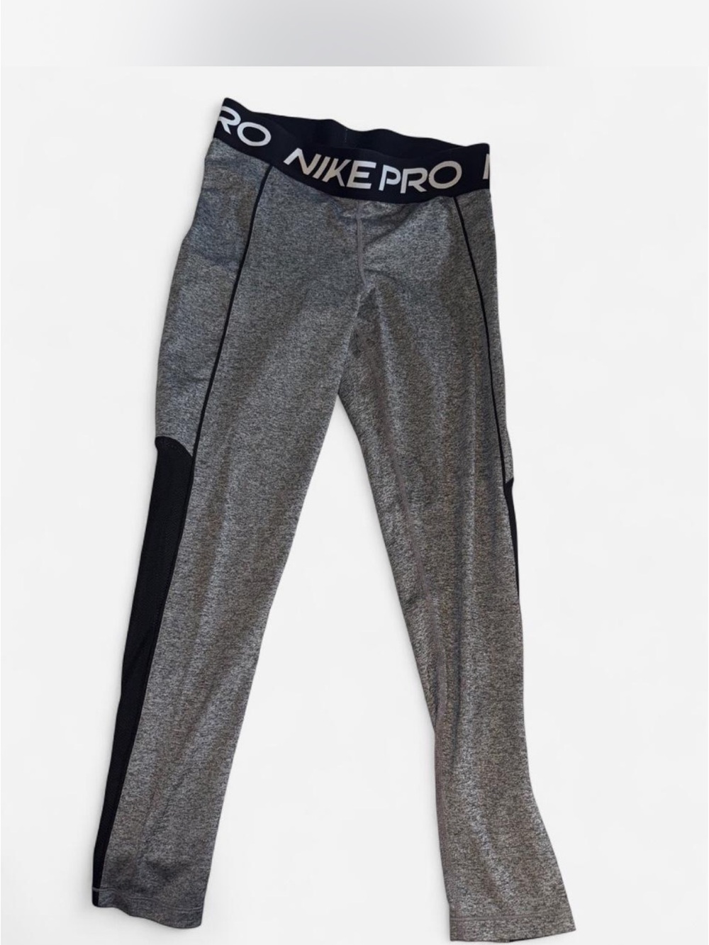 Nike Pro Gray & Black Womens' Leggings